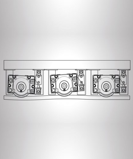 Hydraulically linked / coupled wheel systems